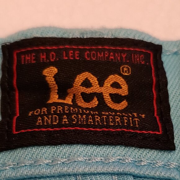 Lee Turquoise Blue Denim 5 picket Short - Picture 2 of 9
